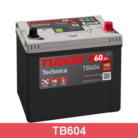 _TB604 TUDOR  Стартерная аккумуляторная батарея; Стартерная аккумуляторная батарея