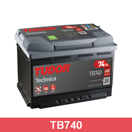 TB740 TUDOR  Стартерная аккумуляторная батарея; Стартерная аккумуляторная батарея