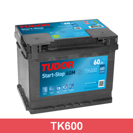 TK600 TUDOR  Стартерная аккумуляторная батарея; Стартерная аккумуляторная батарея