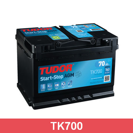 TK700 TUDOR  Стартерная аккумуляторная батарея; Стартерная аккумуляторная батарея