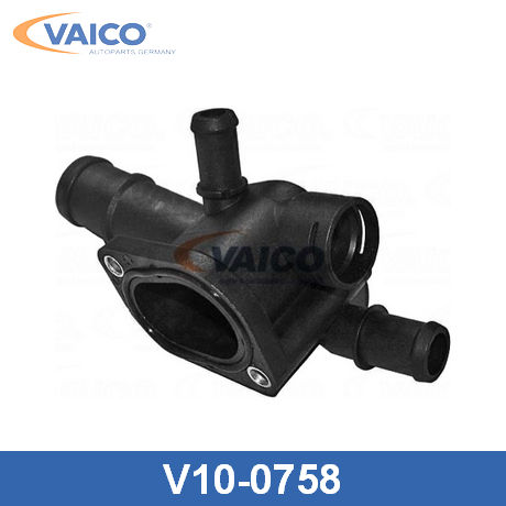V10-0758 VAICO  Фланец охлаждающей жидкости
