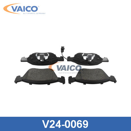 V24-0069 VAICO  Комплект тормозных колодок, дисковый тормоз