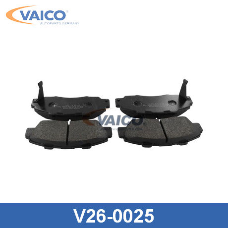 V26-0025 VAICO  Комплект тормозных колодок, дисковый тормоз