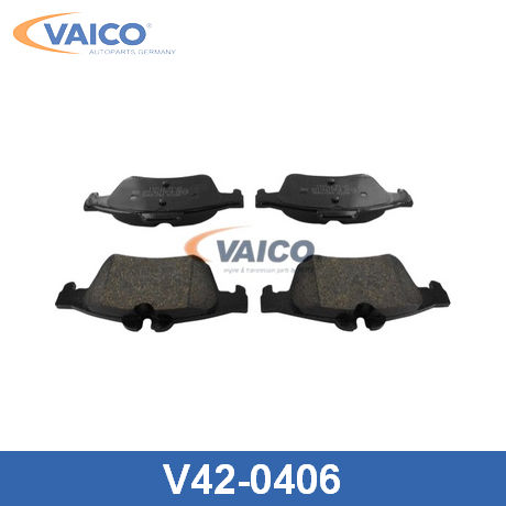 V42-0406 VAICO  Комплект тормозных колодок, дисковый тормоз