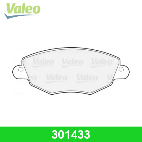 301433 VALEO  Комплект тормозных колодок, дисковый тормоз