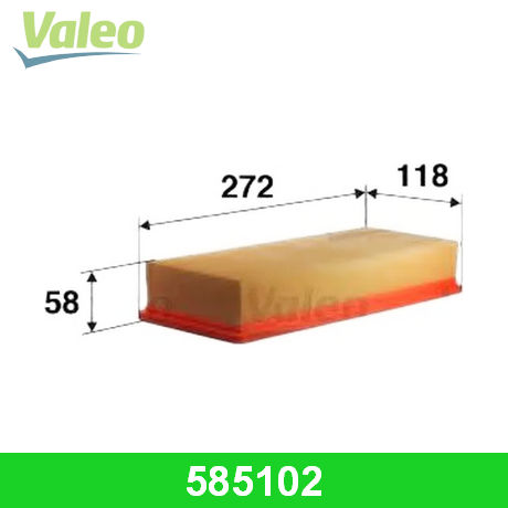 585102 VALEO  Воздушный фильтр