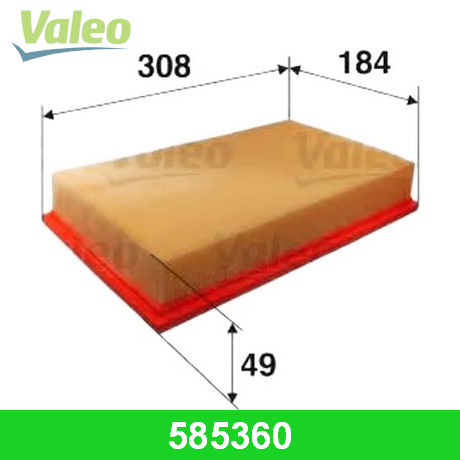 585360 VALEO  Воздушный фильтр