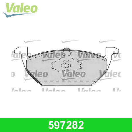 597282 VALEO  Комплект тормозных колодок, дисковый тормоз