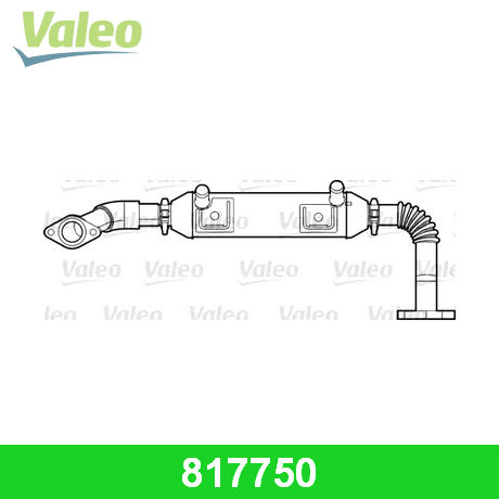 817750 VALEO  Радиатор, рециркуляция ОГ