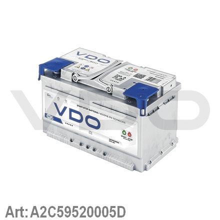 A2C59520005D VDO  Стартерная аккумуляторная батарея; Стартерная аккумуляторная батарея