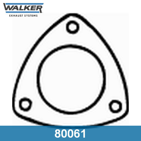 80061 WALKER  Прокладка, труба выхлопного газа