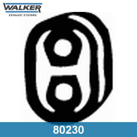 80230 WALKER  Резиновые полоски, система выпуска