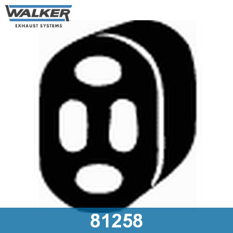 81258 WALKER  Резиновые полоски, система выпуска