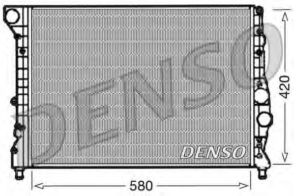 DRM01001 DENSO  Радиатор, охлаждение двигателя