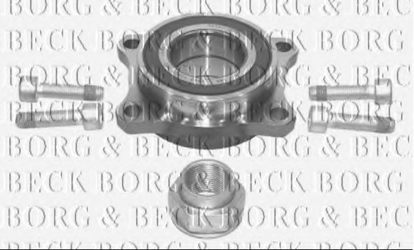 BWK716 BORG & BECK  Комплект подшипника ступицы колеса