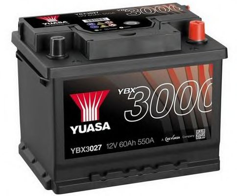 YBX3027 YUASA  Стартерная аккумуляторная батарея