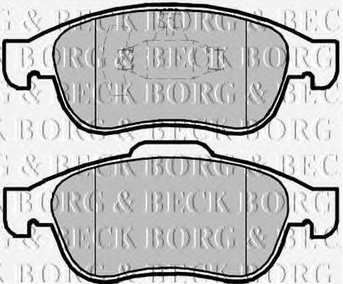 BBP2098 BORG & BECK BORG & BECK  Колодки тормозные дисковые комплект