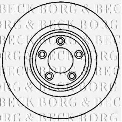 BBD5821S BORG & BECK  Тормозной диск