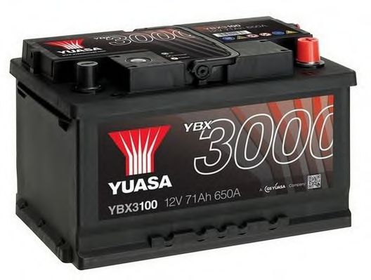 YBX3100 YUASA  Стартерная аккумуляторная батарея