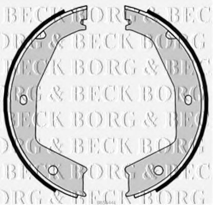 BBS6441 BORG & BECK BORG & BECK  Комплект тормозных колодок барабанные тормоза