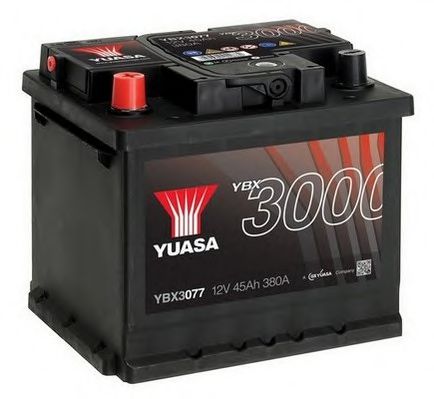 YBX3077 YUASA  Стартерная аккумуляторная батарея