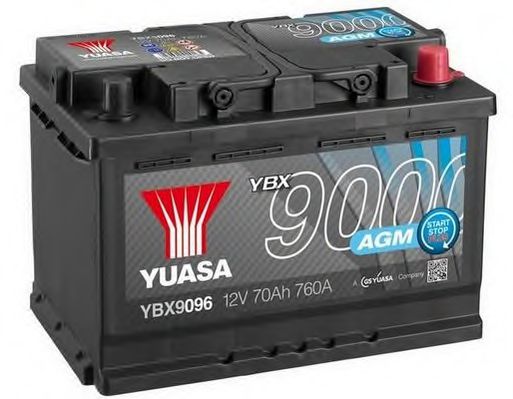 YBX9096 YUASA  Стартерная аккумуляторная батарея