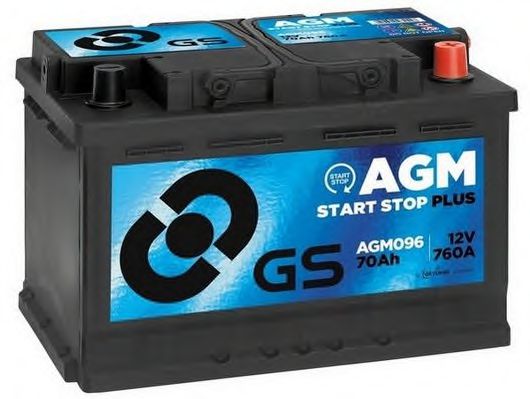 AGM096 GS  Стартерная аккумуляторная батарея