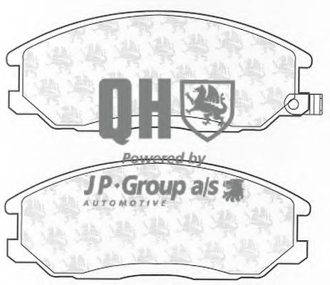 3563600919 JP GROUP  Комплект тормозных колодок, дисковый тормоз