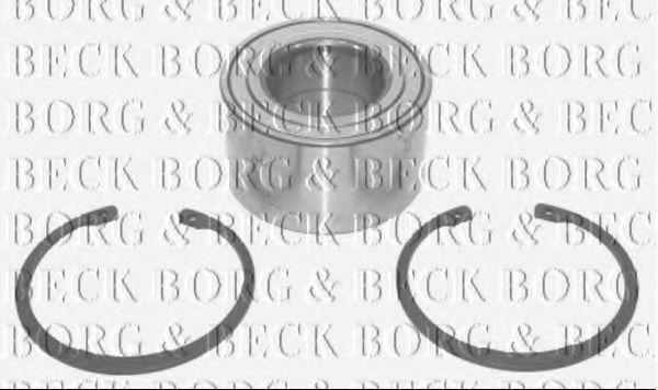BWK890 BORG & BECK BORG & BECK  Ступица колеса; Подшипник ступицы колеса (комплект)