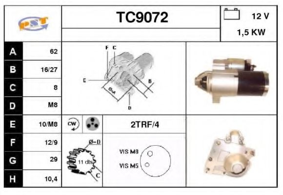 TC9072 SNRA  Стартер