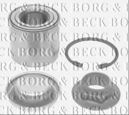 BWK1112 BORG & BECK  Комплект подшипника ступицы колеса