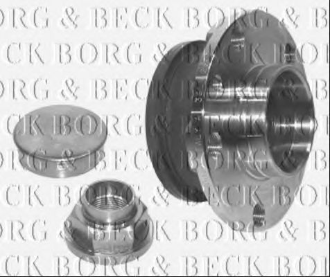 BWK717 BORG & BECK  Комплект подшипника ступицы колеса