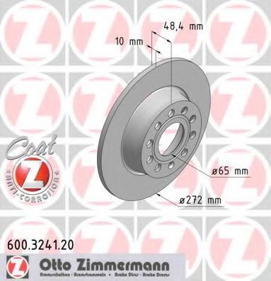 600.3241.20 ZIMMERMANN  Тормозной диск