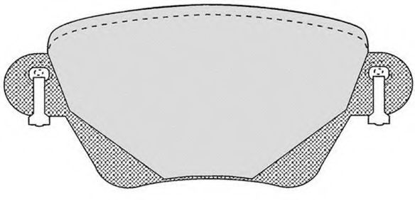 691.0 RAICAM  Комплект тормозных колодок, дисковый тормоз