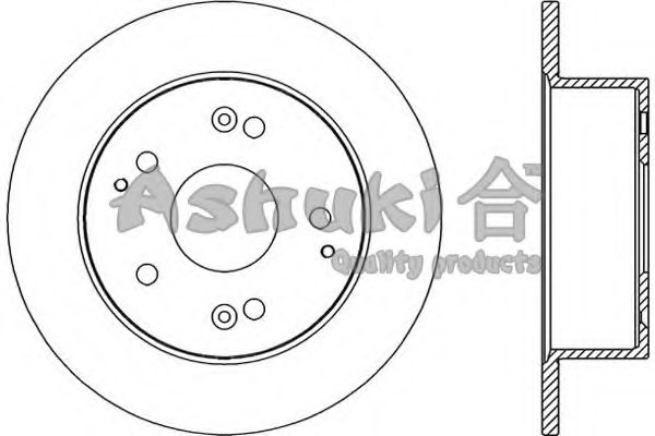 H039-40 ASHUKI  Тормозной диск