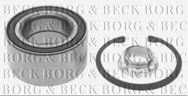 BWK1018 BORG & BECK BORG & BECK  Ступица колеса; Подшипник ступицы колеса (комплект)