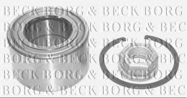 BWK765 BORG & BECK BORG & BECK  Ступица колеса; Подшипник ступицы колеса (комплект)