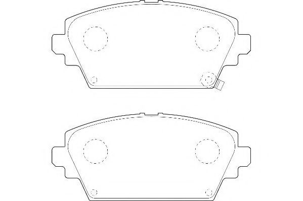 DBP261439 DURON  Комплект тормозных колодок, дисковый тормоз