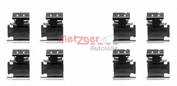 109-1298 METZGER  Комплектующие, колодки дискового тормоза