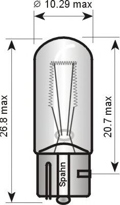 5221Y SPAHN GLUHLAMPEN SPAHN GLUHLAMPEN  Лампа накаливания, фонарь указателя поворота; Лампа накаливания, основная фара