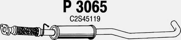 P3065 FENNO  Средний глушитель выхлопных газов