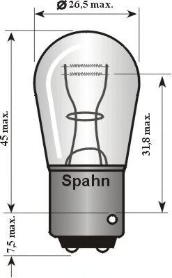2015 SPAHN GLÜHLAMPEN  Лампа накаливания, фонарь сигнала тормож./ задний габ. огонь; Лампа накаливания, фонарь сигнала торможения; Лампа накаливания, задняя противотуманная фара; Лампа накаливания, задний гарабитный огонь; Лампа, противотуманные . задние фонари