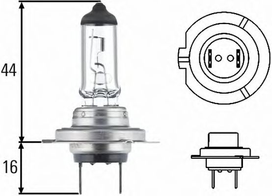 8GH 007 157-121 HELLA  Лампа накаливания, фара дальнего света; Лампа накаливания, основная фара; Лампа накаливания, противотуманная фара; Лампа накаливания; Лампа накаливания, основная фара; Лампа накаливания, противотуманная фара; Лампа накаливания, фара с авт. системой стабилизации