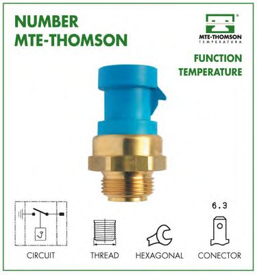 725 MTE-THOMSON  Термовыключатель, вентилятор радиатора