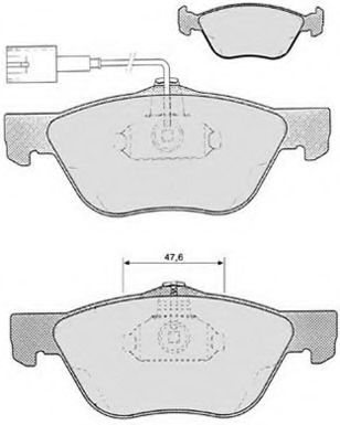 RA.0615.2 RAICAM  Комплект тормозных колодок, дисковый тормоз