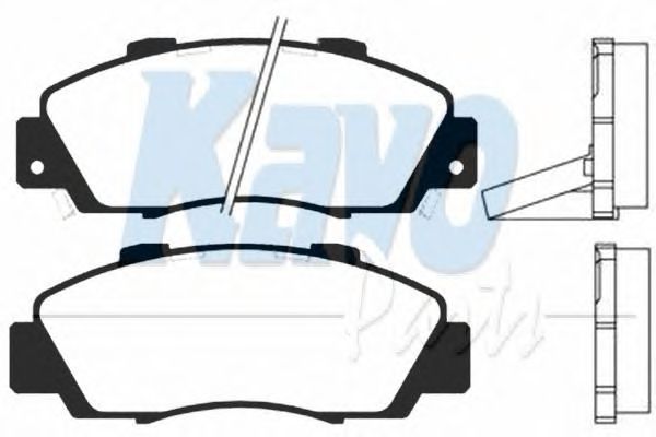BP-2019 KAVO PARTS  Комплект тормозных колодок, дисковый тормоз