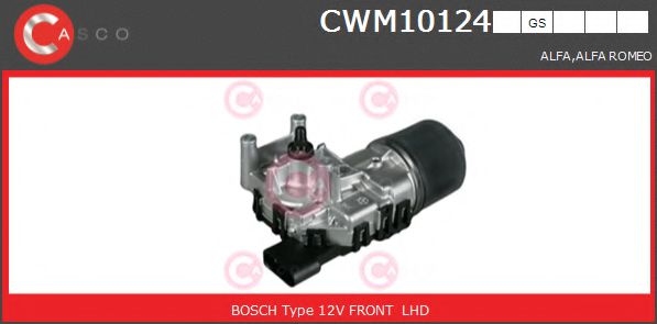 CWM10124 CASCO  Двигатель стеклоочистителя