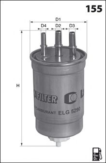G40 MECAFILTER  Топливный фильтр