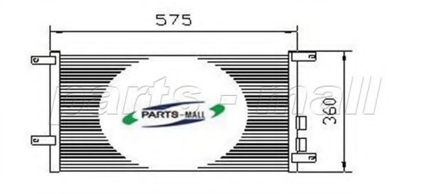 PXNCX-002X PARTS-MALL  Конденсатор, кондиционер