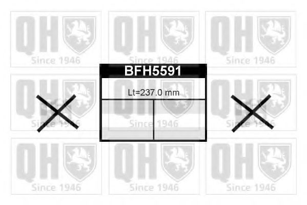 BFH5591 QUINTON HAZELL  Тормозной шланг